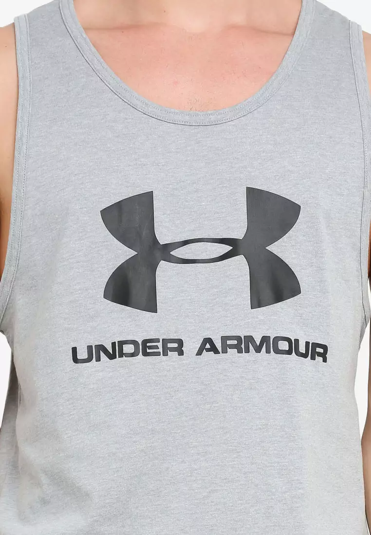 Under Armour UA Sportstyle Logo Tank 2024 | Buy Under Armour Online ...