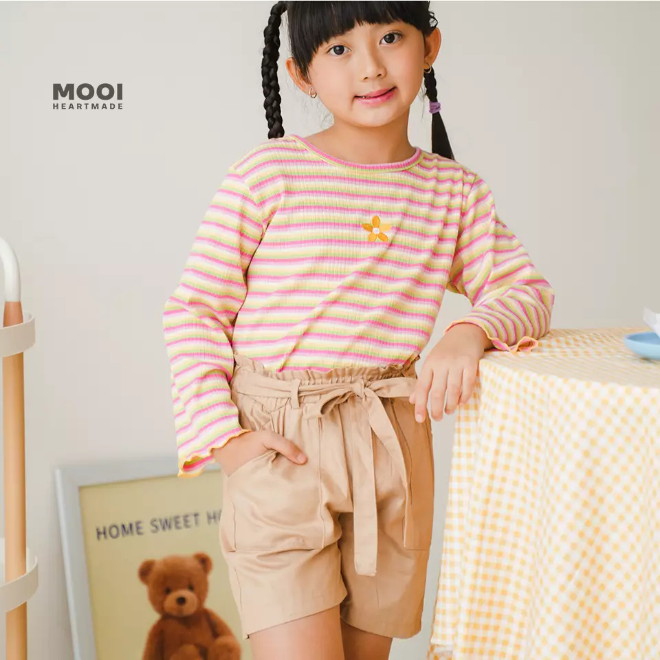 Mooi Celana Pendek Anak Perempuan Irene Short Pants - Dusty Pink