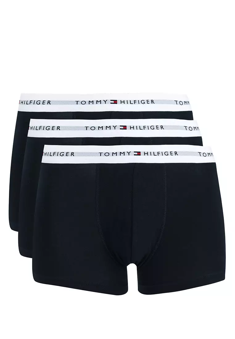 Buy Tommy Hilfiger Essential Logo Waistband Trunks - 3 Pack 2024 Online