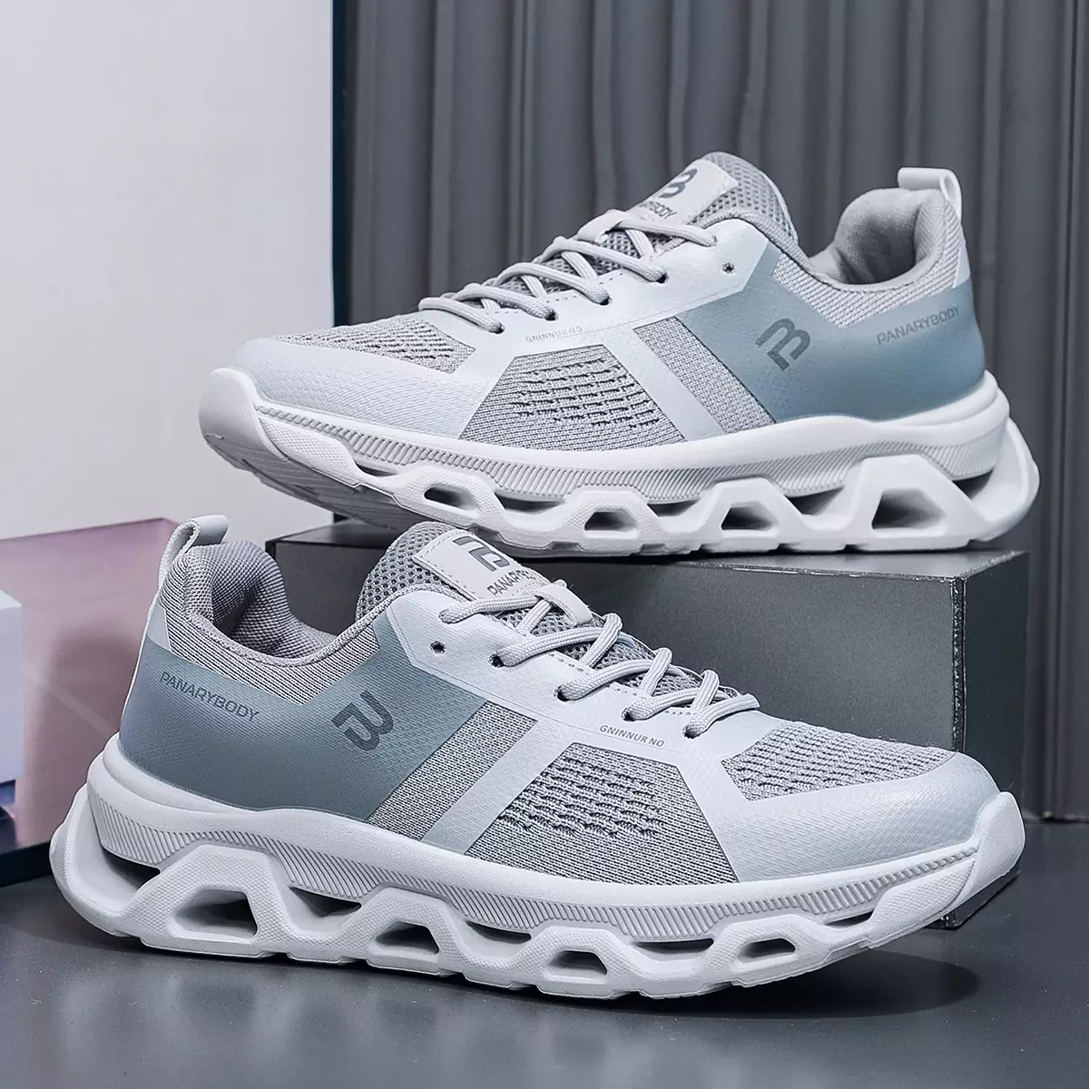 LURAD Sepatu Pria Olahraga Gym Lari Sporty Stylist QNR33