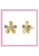 estele gold Estele Gold & Rhodium Plated CZ Flower Petal Stud Earrings for Women 1B2CAACF7099A0GS_2