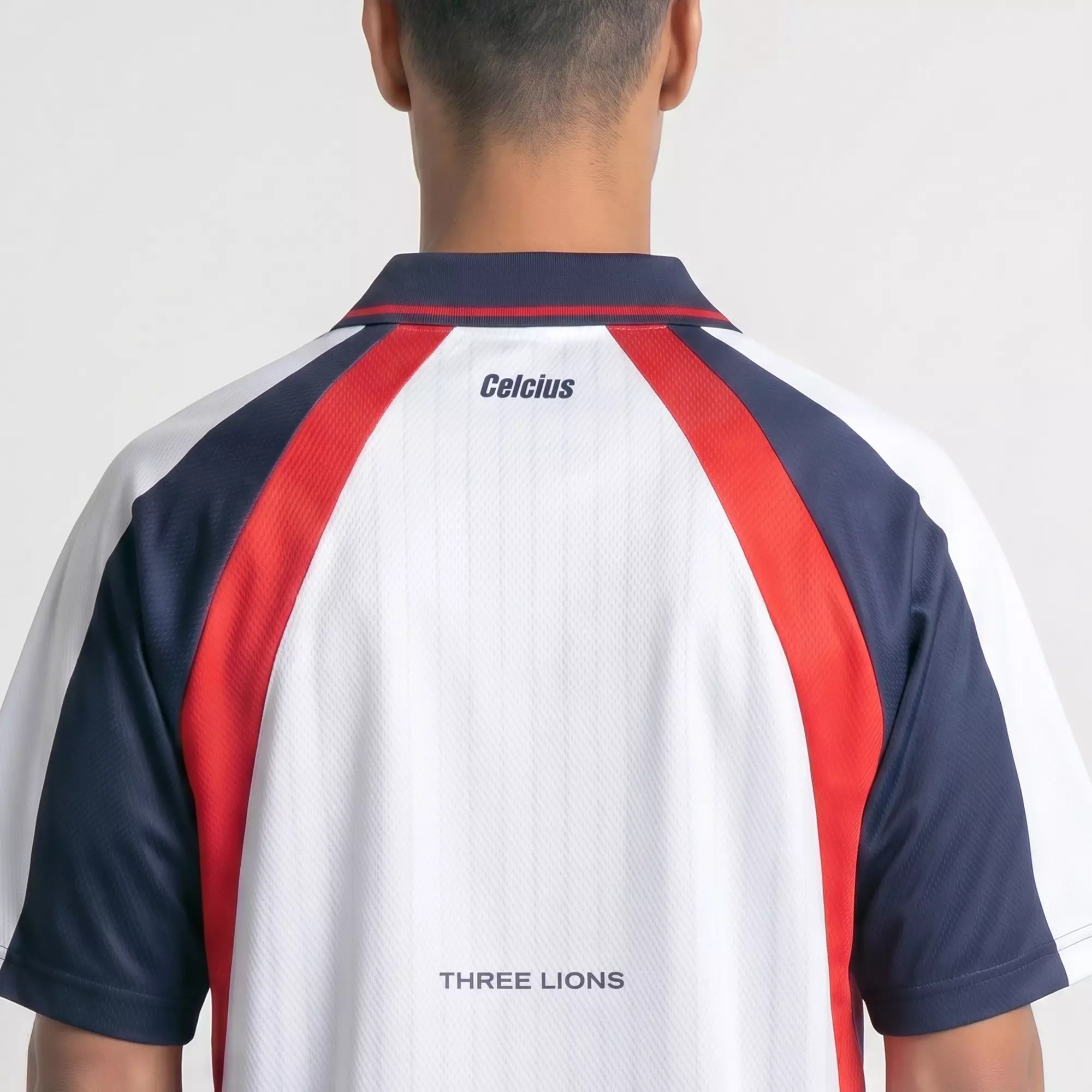 CELCIUS  England Home Jersey Polo Shirt LIN001639C Putih