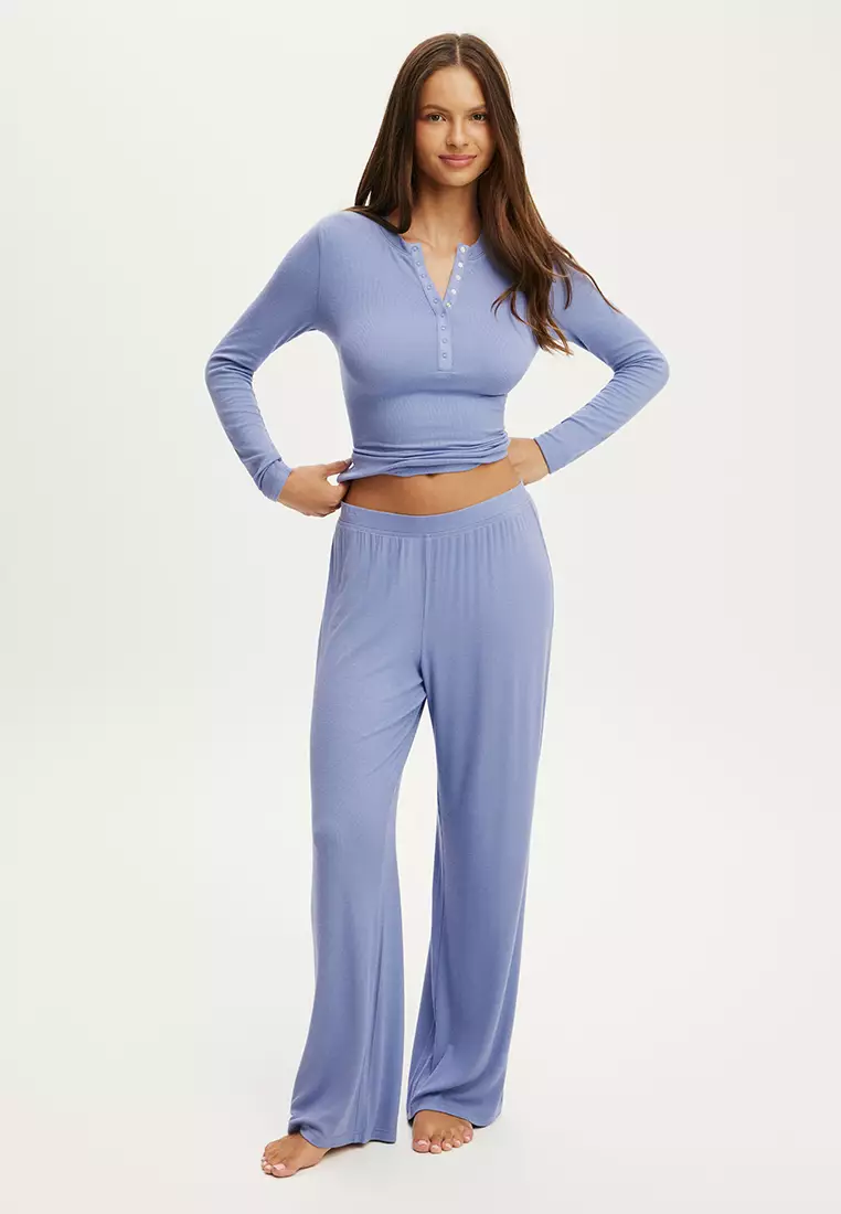 Airy Soft Asia Fit Wide Leg Pants