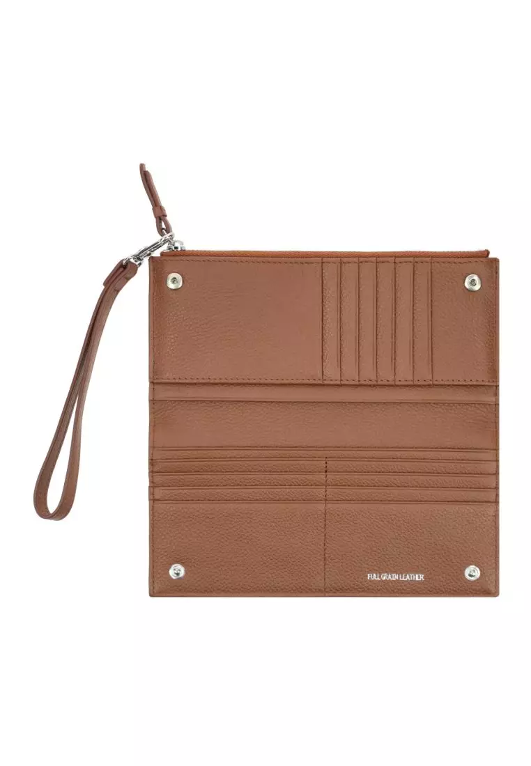 Crossing Milano Long Wallet Rfid - Barcos Brown