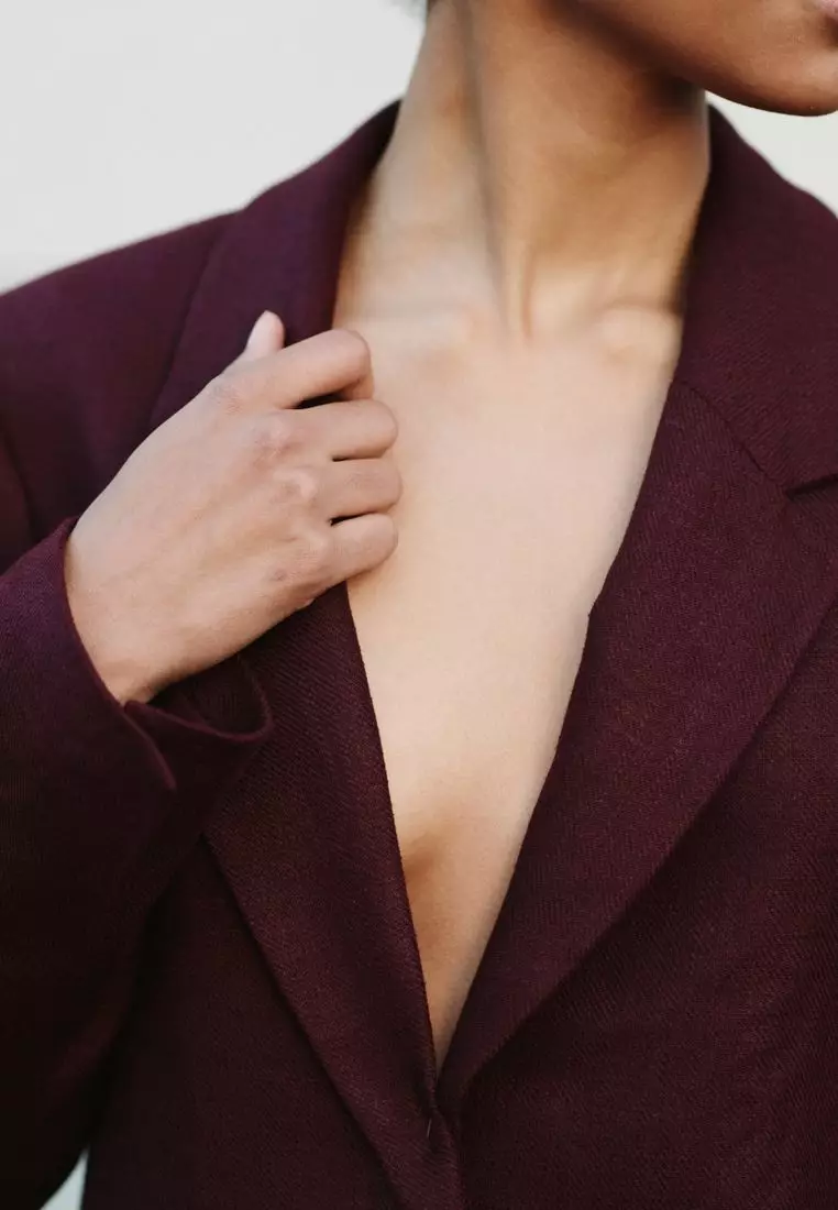 Linen Rich Single Breasted Blazer