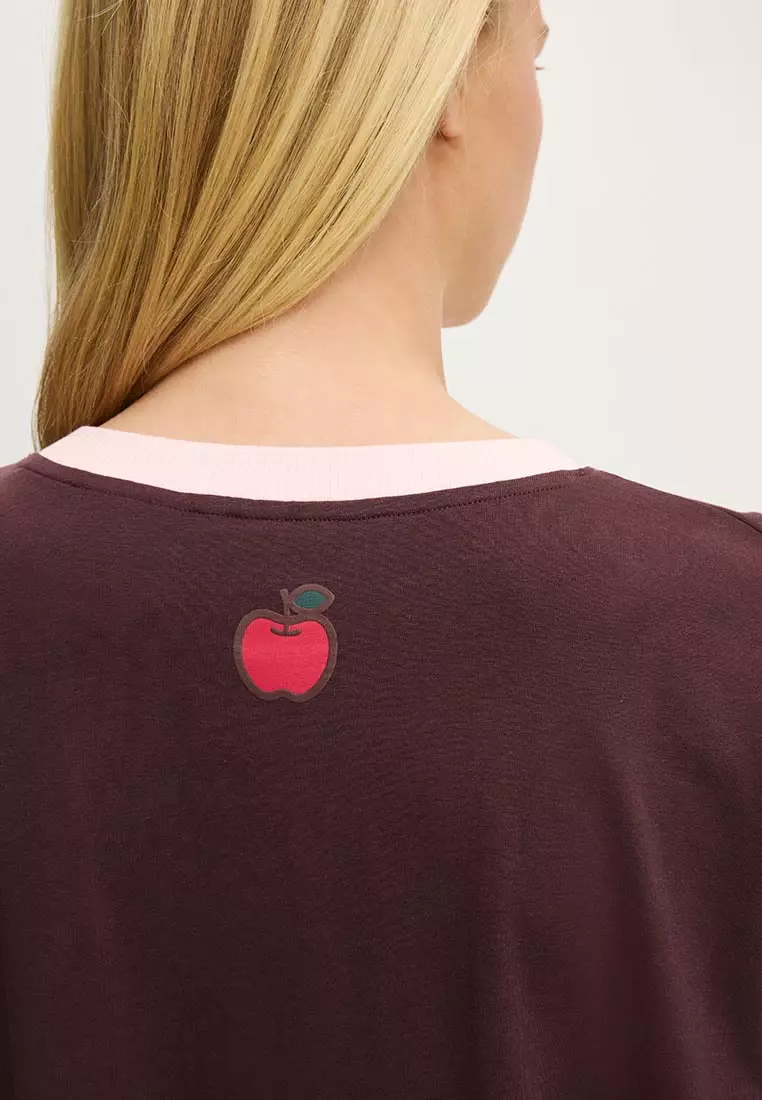 90年代圖案T恤睡裙