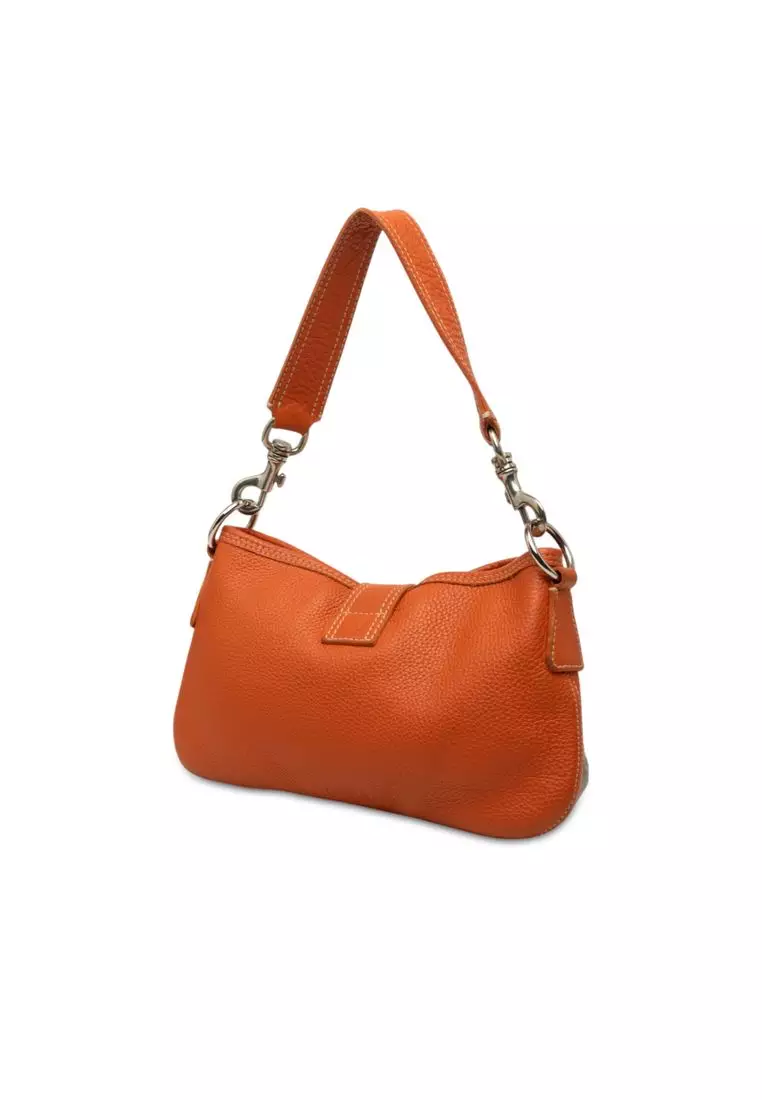 Pre-Loved Miu Miu Grained Leather Shoulder Bag