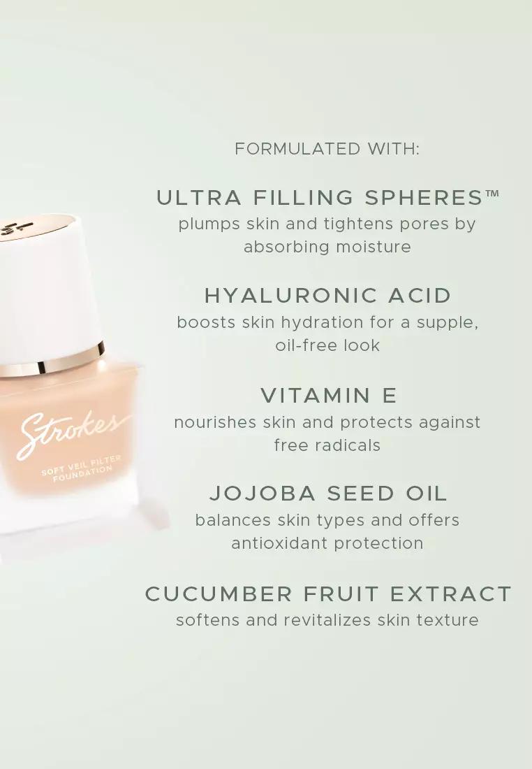Soft Veil Filter Foundation in Light Warm [Oil-Free Soft Matte Liquid Foundation]