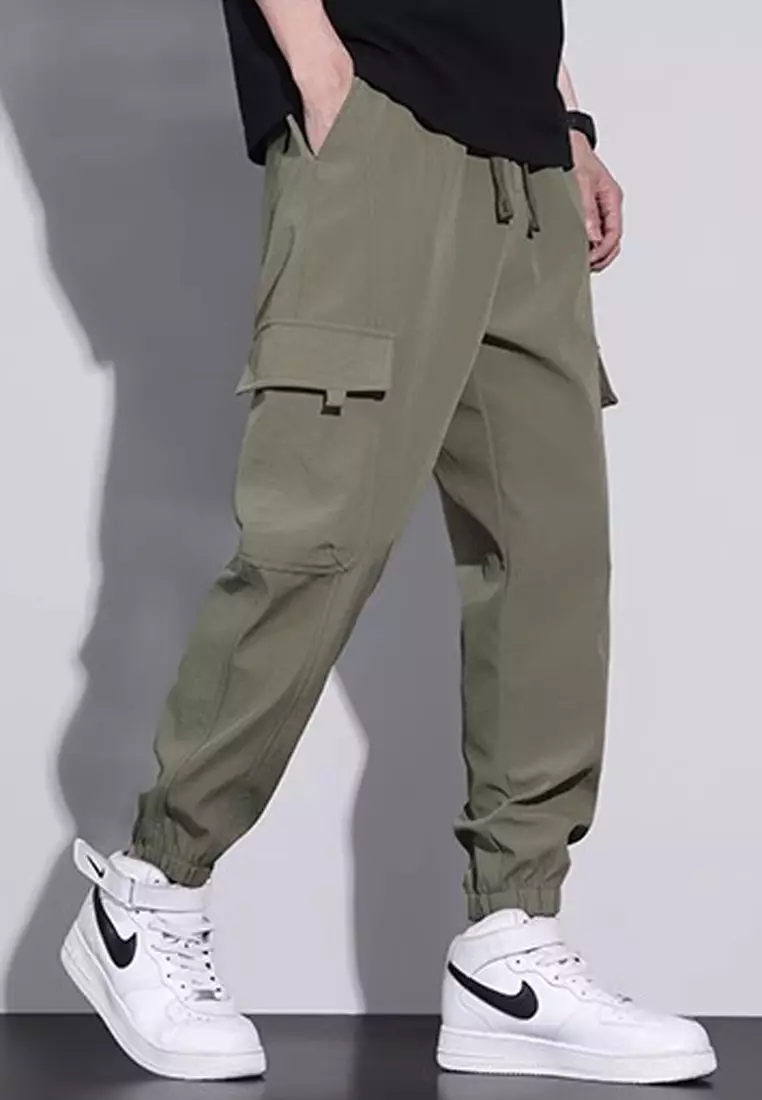Drawstring Casual Jogger Pants