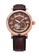 Aries Gold 褐色 Aries Gold Inspire Gauntlet Rose Gold and Brown Leather Watch 684D2AC45755F4GS_1