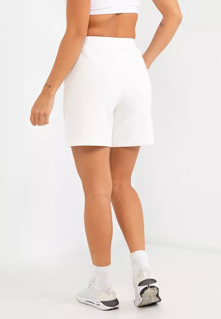 White deals knee shorts