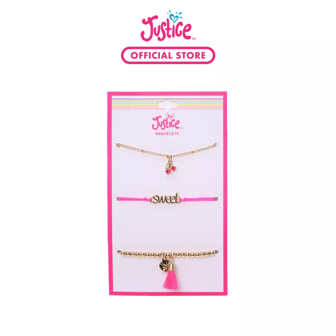 Justice charm bracelets hotsell