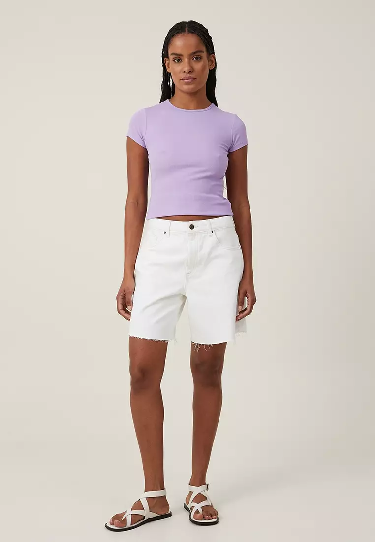 The One Organic Rib Crew Short Sleeves Tee