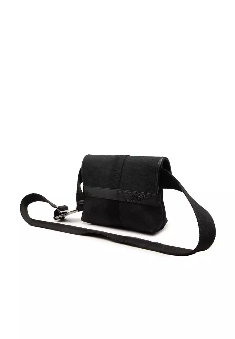 Pre-Loved Gucci Gg Canvas Belt Bag