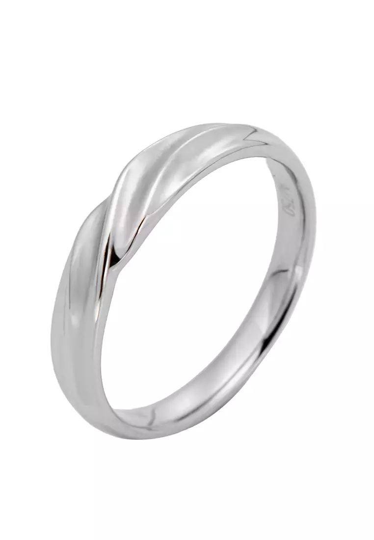 LITZ 18K White Gold  Diamond Ring YF-YR7314