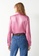 & Other Stories pink Fitted Satin Shirt D782BAA359B310GS_2