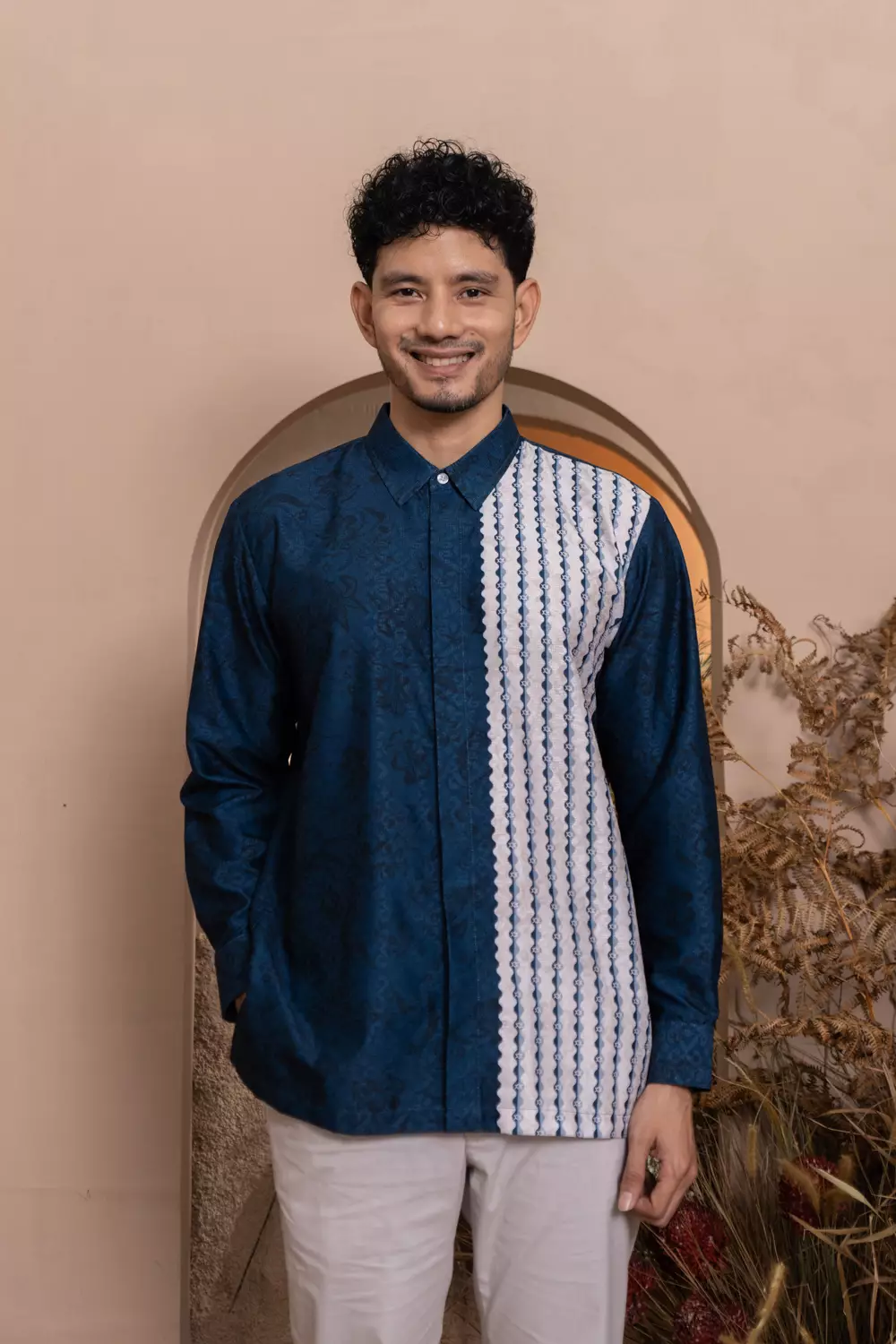 Klamby - Semantik Long Shirt Men Ancient Blue