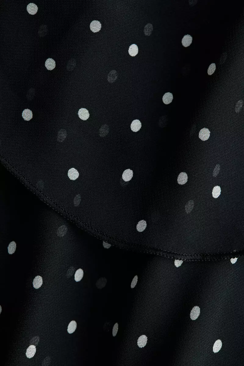 Asymmetric chiffon dress