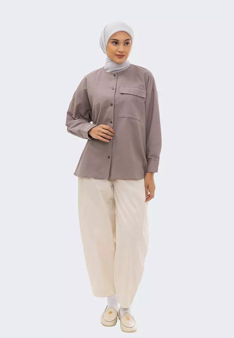 Ria Miranda Dark Grey Ariell Top