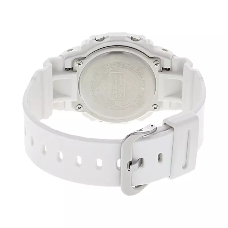 Jam Tangan Pria Casio G-Shock DW-5600MW-7DR Marine White Series Digital Dial White Resin Band