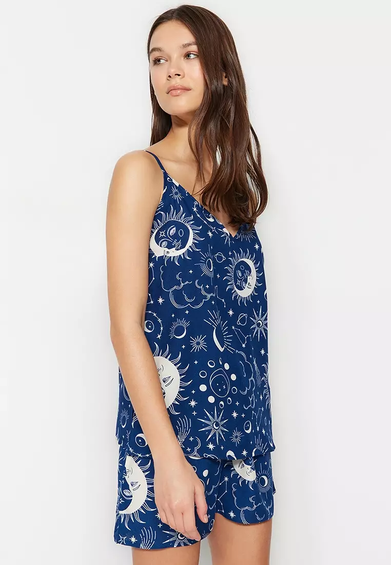 Galaxy Singlet and Shorts Pajama Set