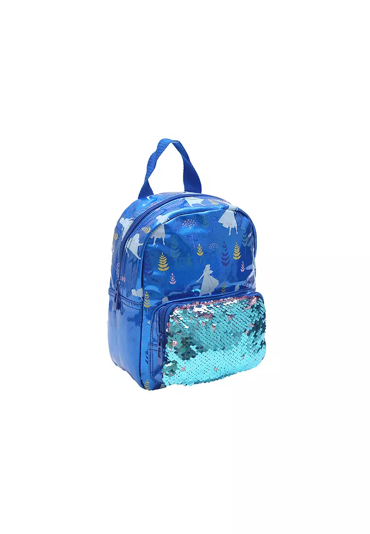 Disney Frozen Tas Ransel Kecil Sequin Biru