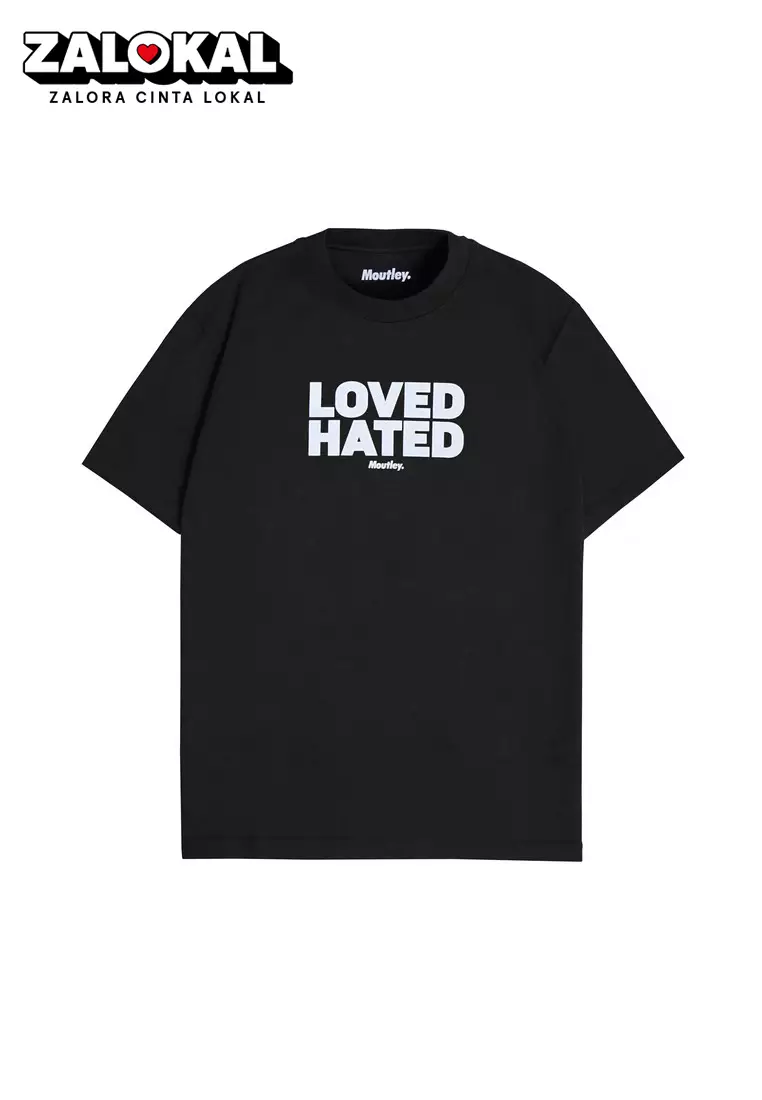 Moutley Regular Fit T-Shirt Love Hated 050924