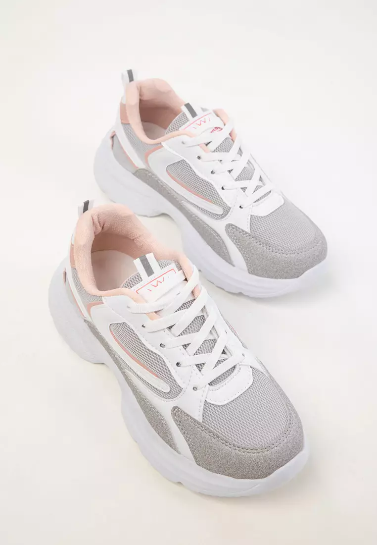 Ice-White-Powder Women's Sneaker 20413