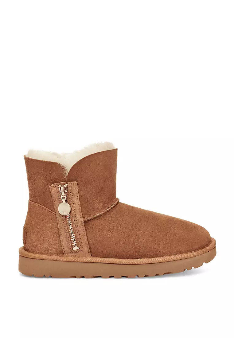 Discount on Ugg  shoes - SKU: Ugg Women's Bailey Zip Mini Boot - Chestnut (1112481-Che)