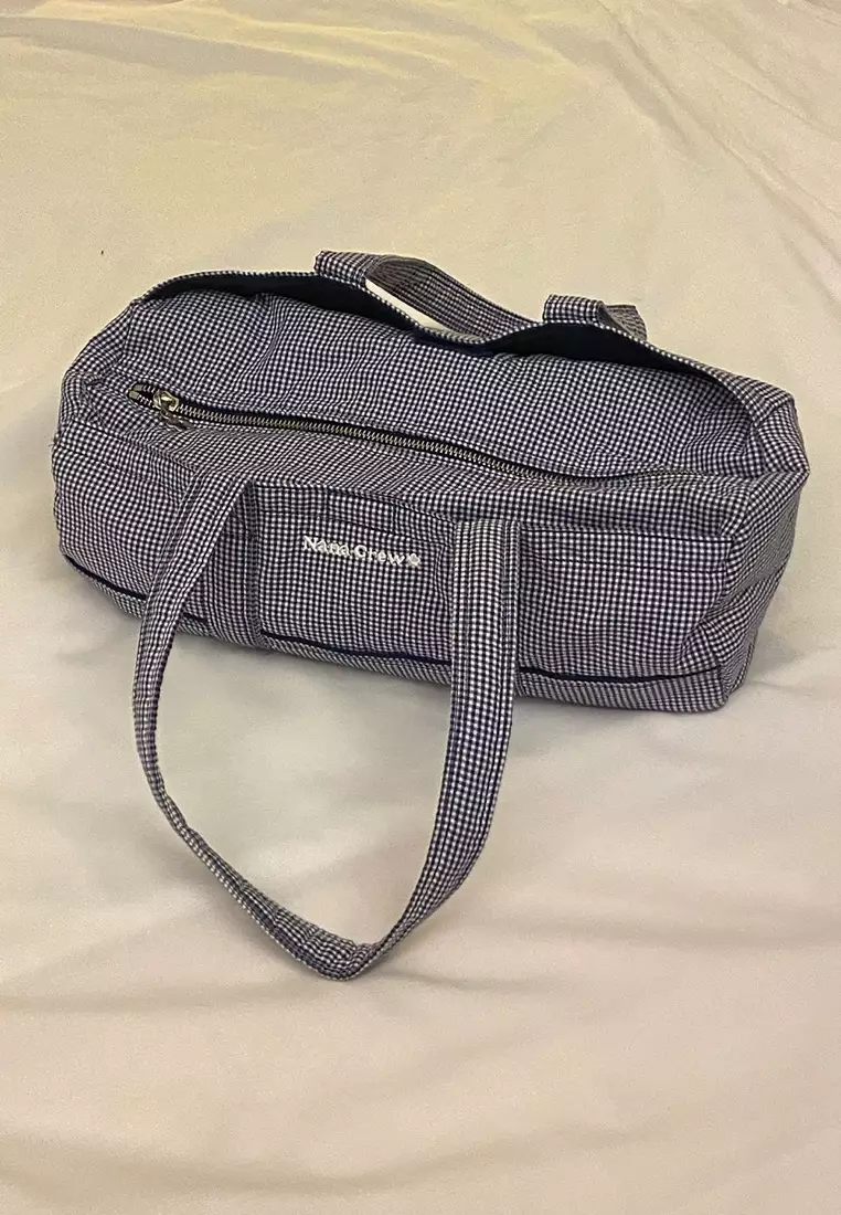 Mini Duffle Bag_Gingham Check