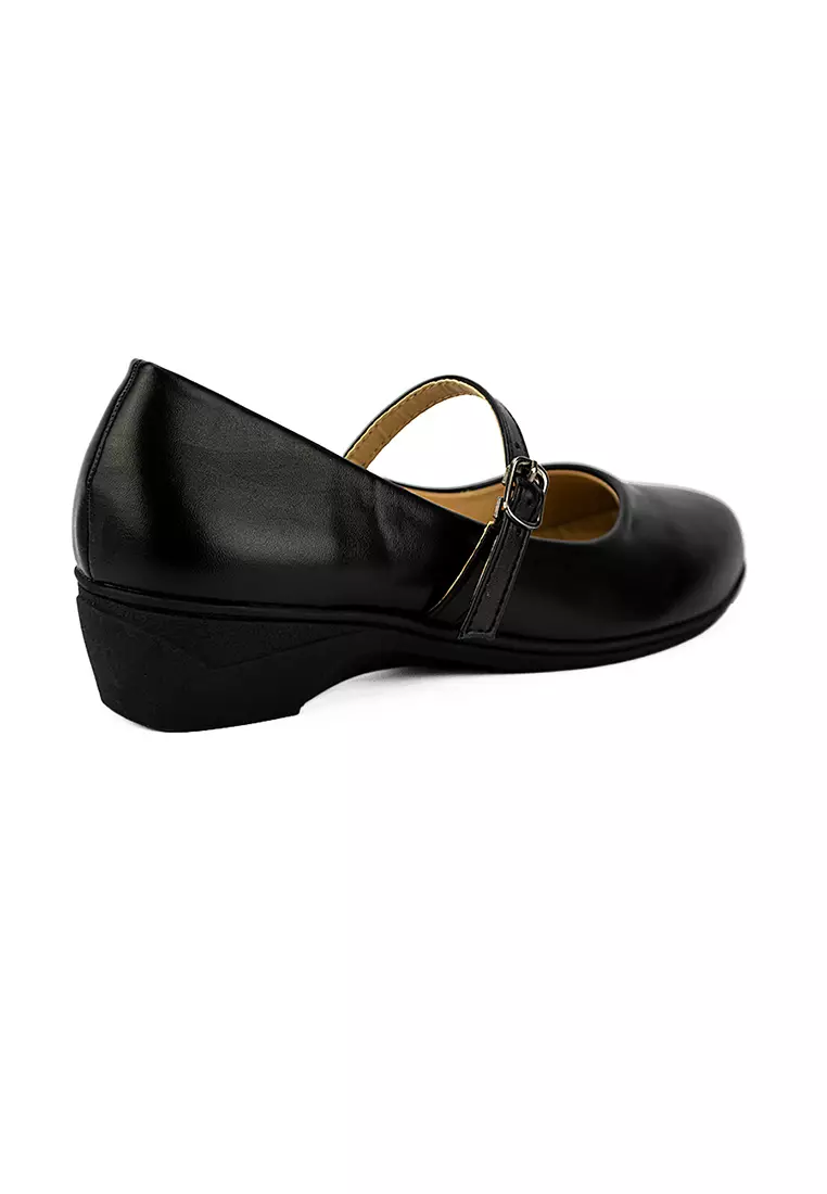 Women's Flats School Shoes LW 23158 Black C22 C33 C37 C52 C70 C71