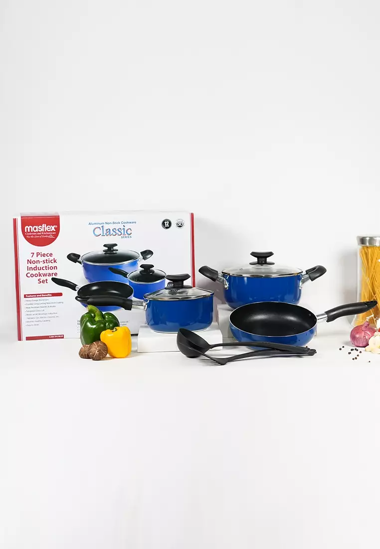 7 Piece Induction Cookware Set - Masflex