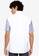 G2000 white and blue Smart Fit Fabric Blocking Shirt 12DF8AA1FEE420GS_2