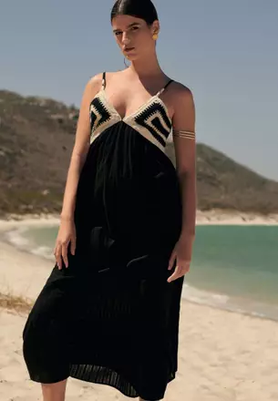 beach dress singapore Changgu maxi crochet beach dress main image 0