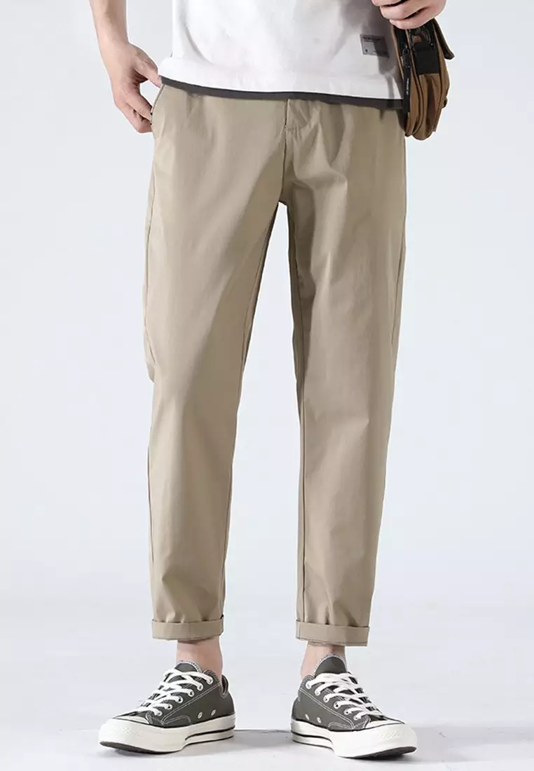 Man's Slim Ankle Suit Pants