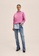 Mango pink Basic Cotton Sweater 19F3FAA117F0E5GS_4