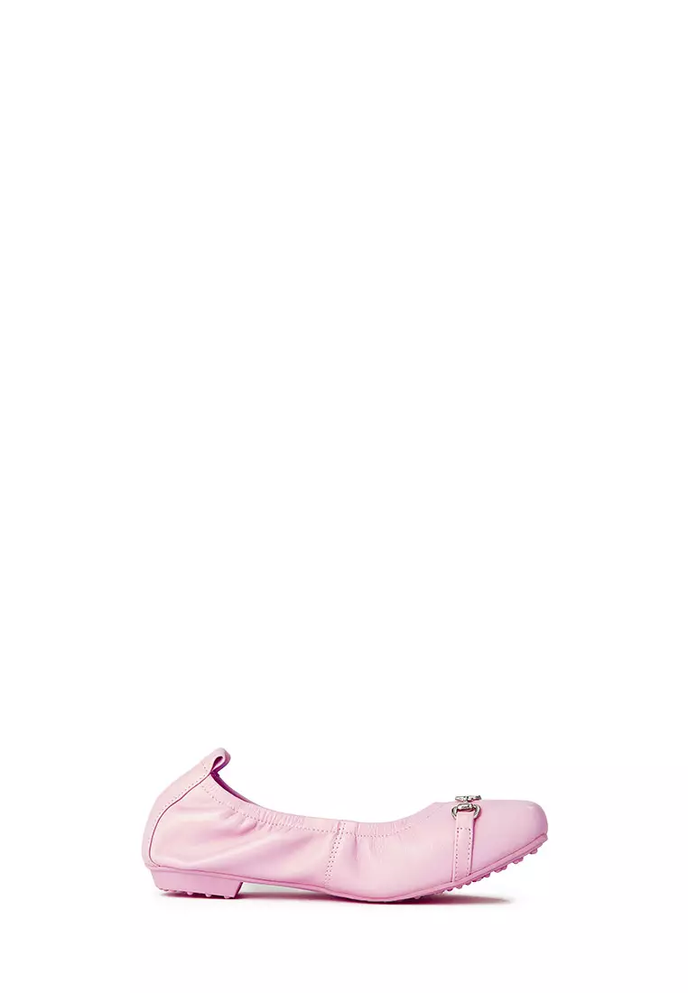 Discount on BONIA  shoes - SKU: Light Pink Pasqelina Ballerinas