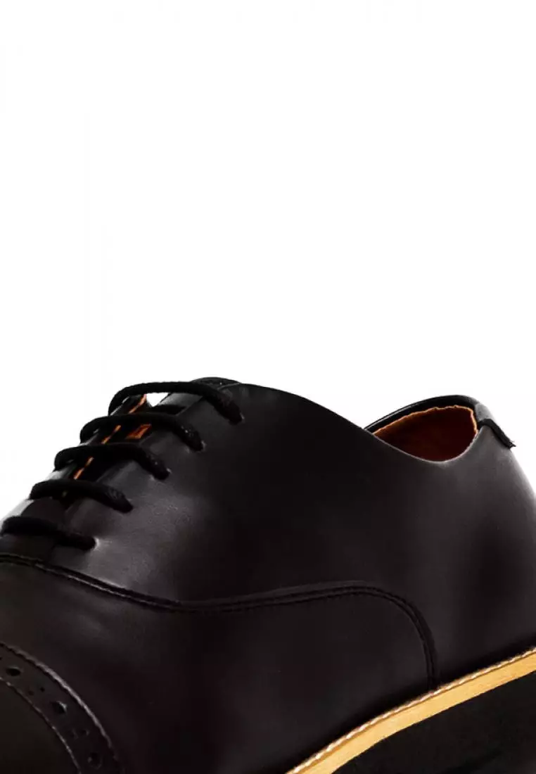 Footstep Footwear Oxford Black Men Shoes