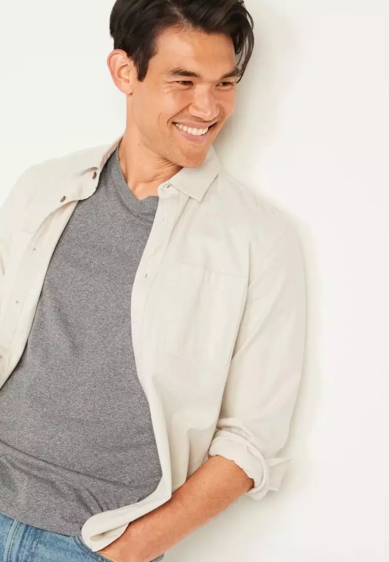 Soft-Washed V-Neck T-Shirt for Men