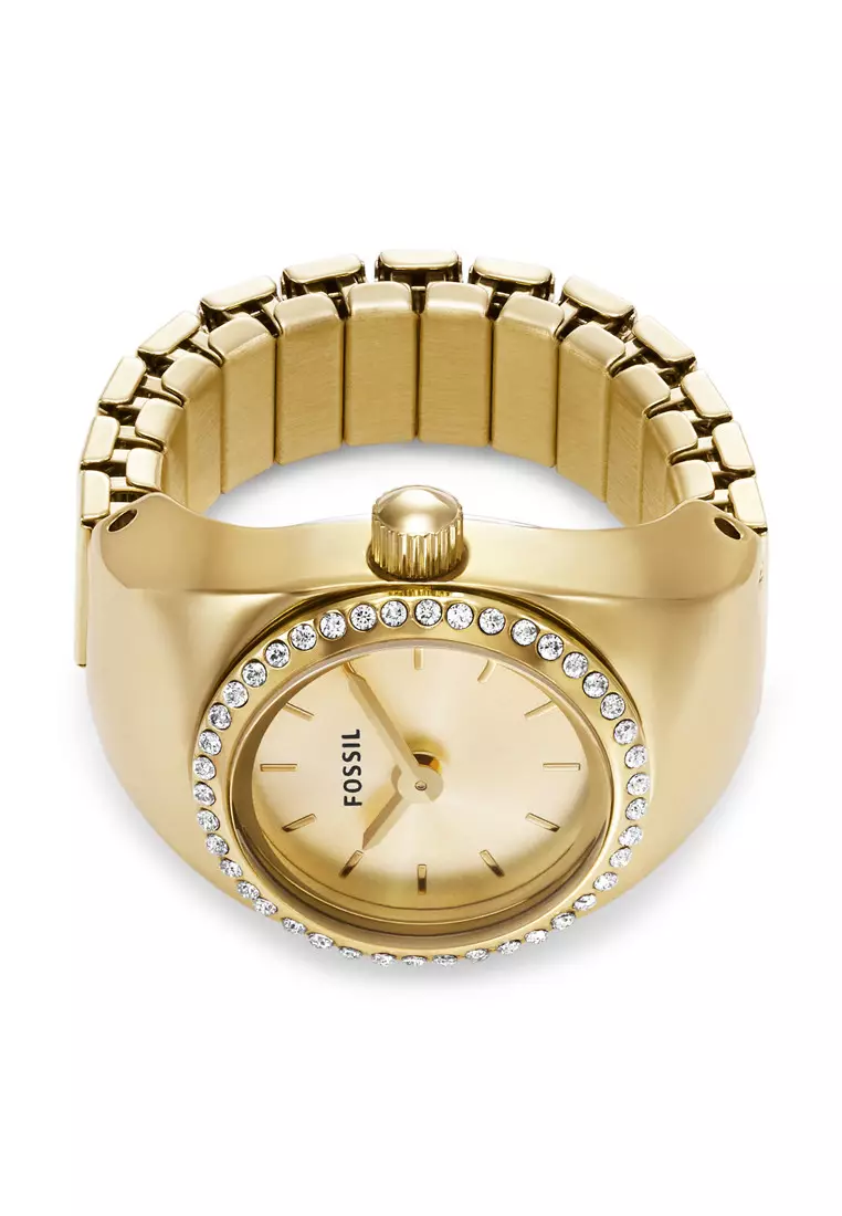 Fossil Watch Ring Two-Hand Gold-Tone Stainless Steel ES5319 2026 | Buy ...