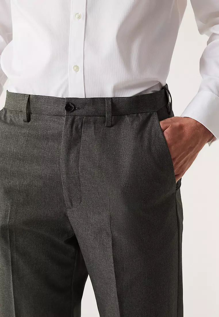 Regular Fit Trouser with Active Waist