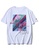 HAPPY FRIDAYS white Rose Printed Short Sleeve T-shirt UP8041 E5CF6AAE7F92D8GS_1