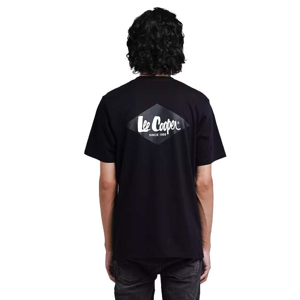 Lee Cooper T-Shirt Logo Diamond Black