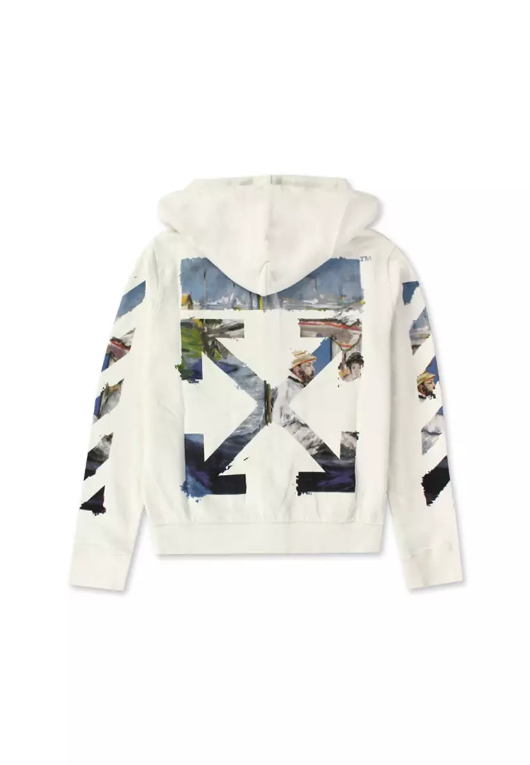 Off-white Off white men's Zip Hooded Jacket 2024, Buy Off-white Online