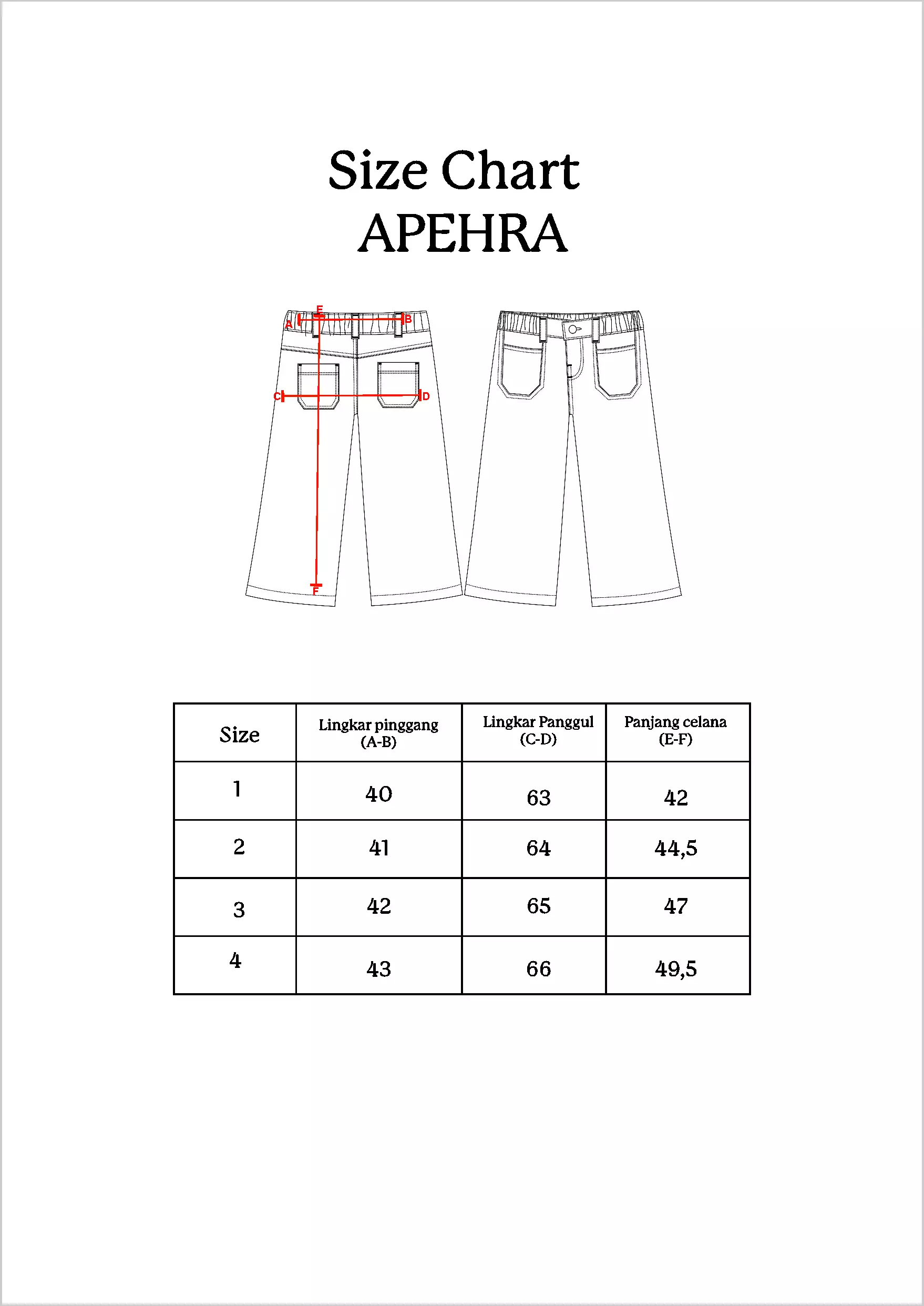 Qna Girl Apehra Celana Panjang Denim Anak Biru