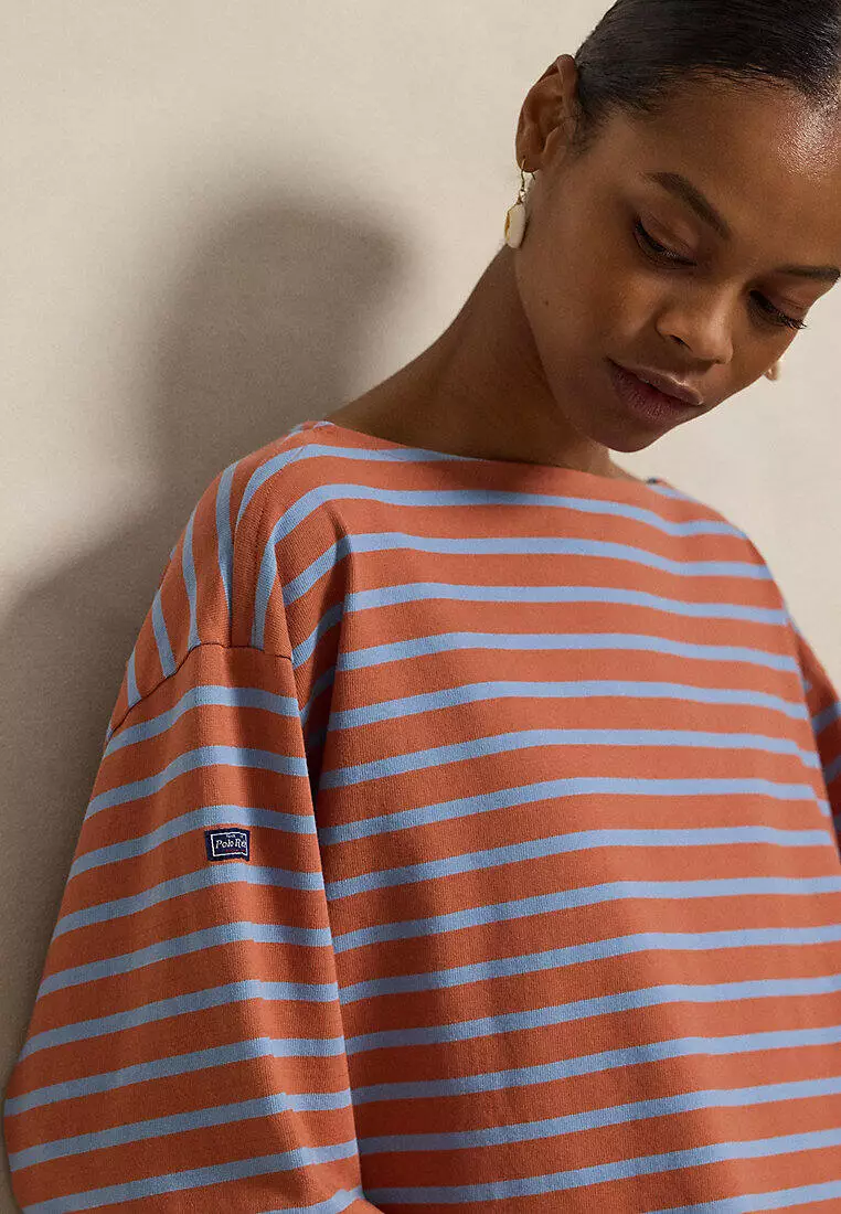 Striped Boatneck Mariner Tee