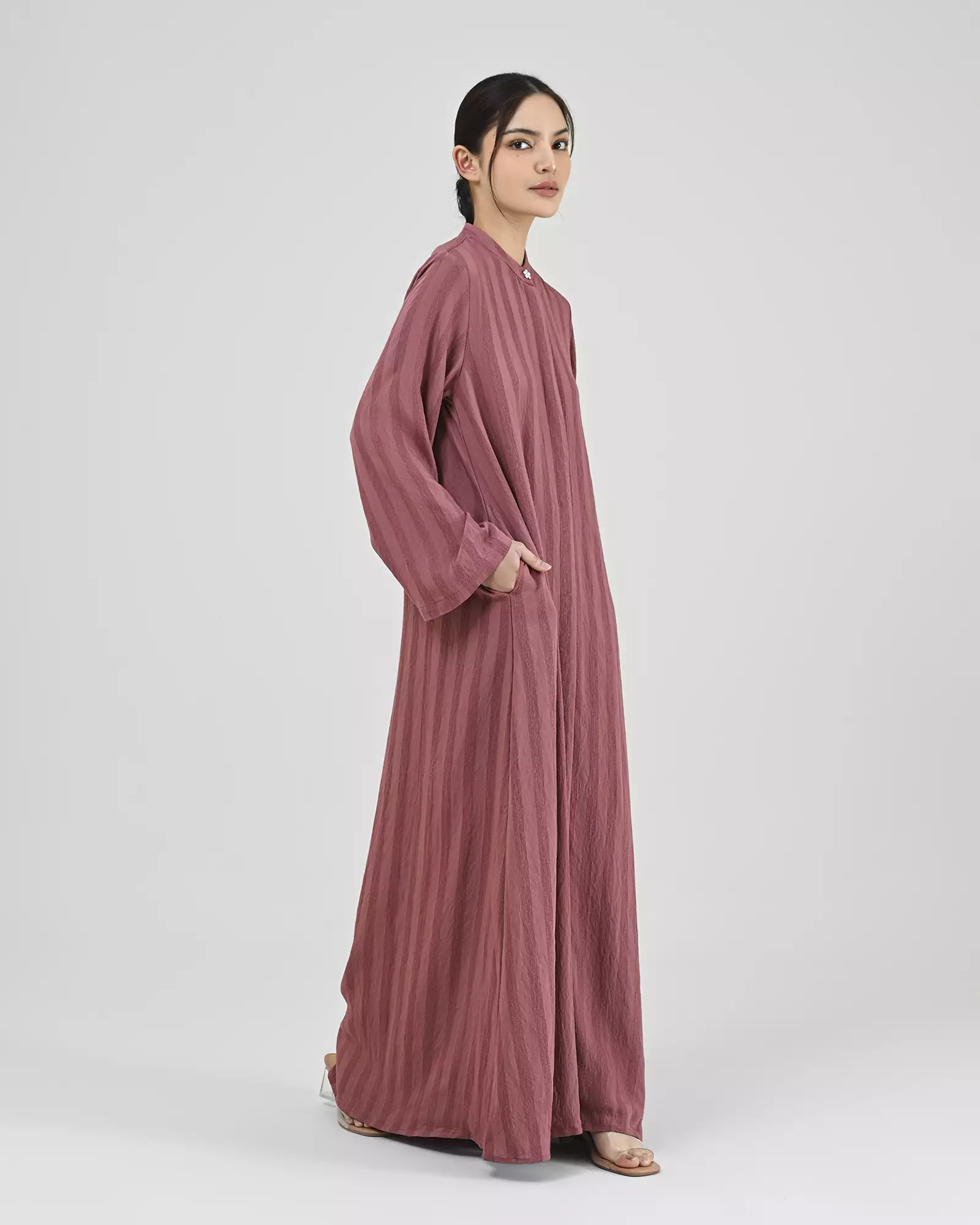 Geulis.id RUMI ABAYA DRESS - Rose