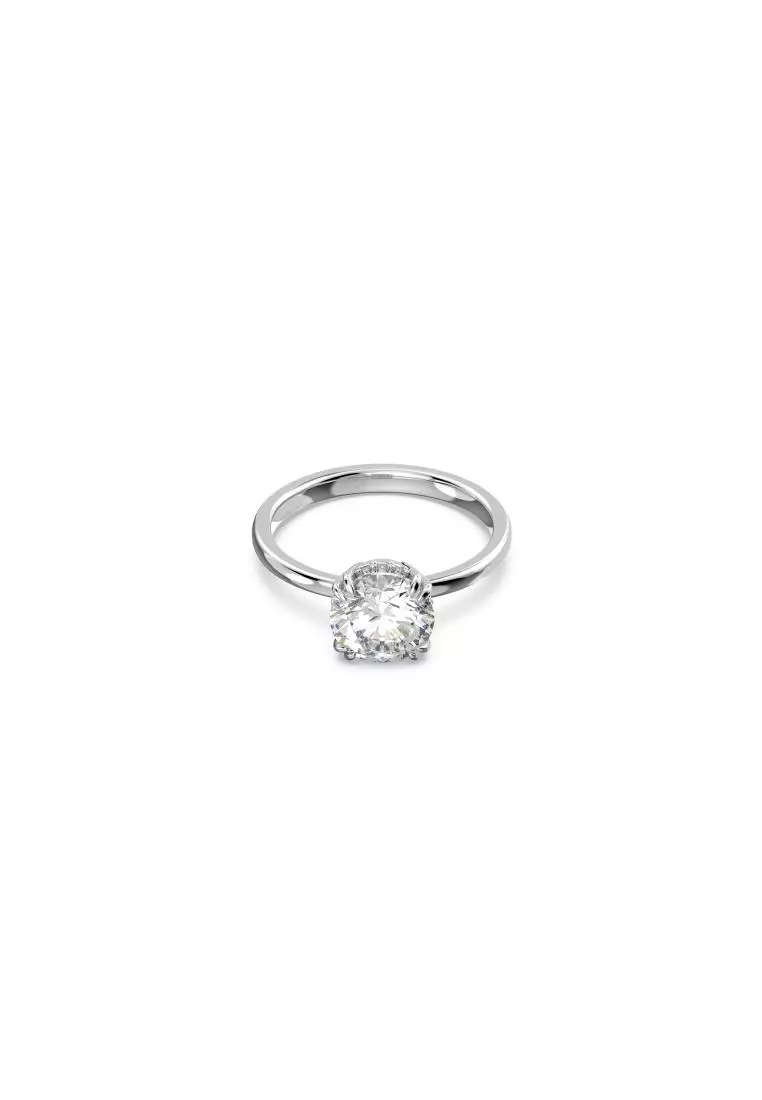 Swarovski princess cut discount ring