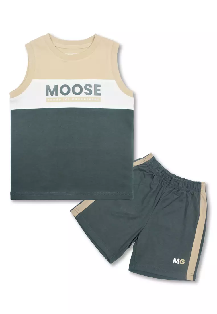 Buy Moose Gear Boys Muscle Shirt Combi with Short Set 2024 Online ...