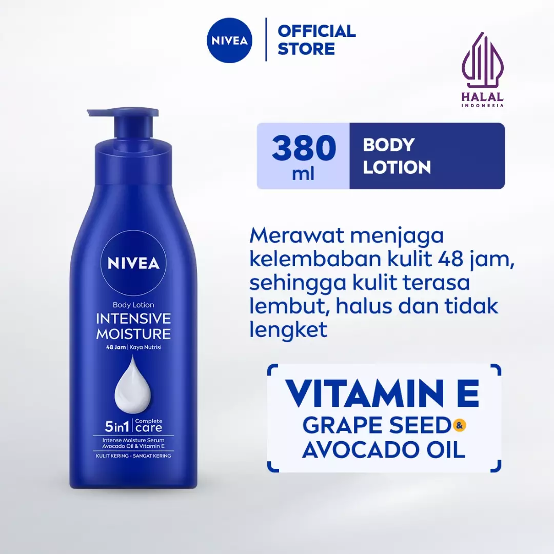 NIVEA Intensive Moisture Lotion 400ml (PAKET ISI 2)